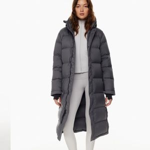 Aritzia Super puff long charcoal size M